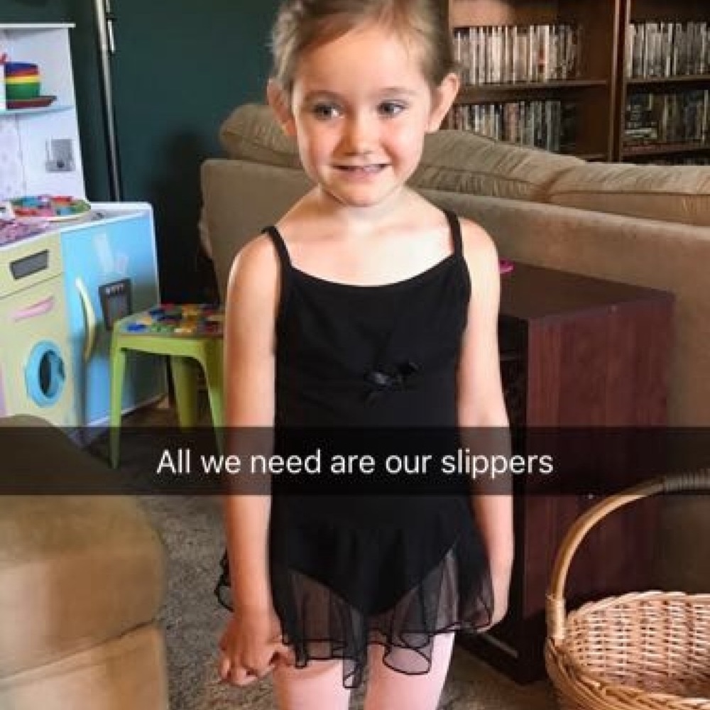 Black tutu ballet leotard
